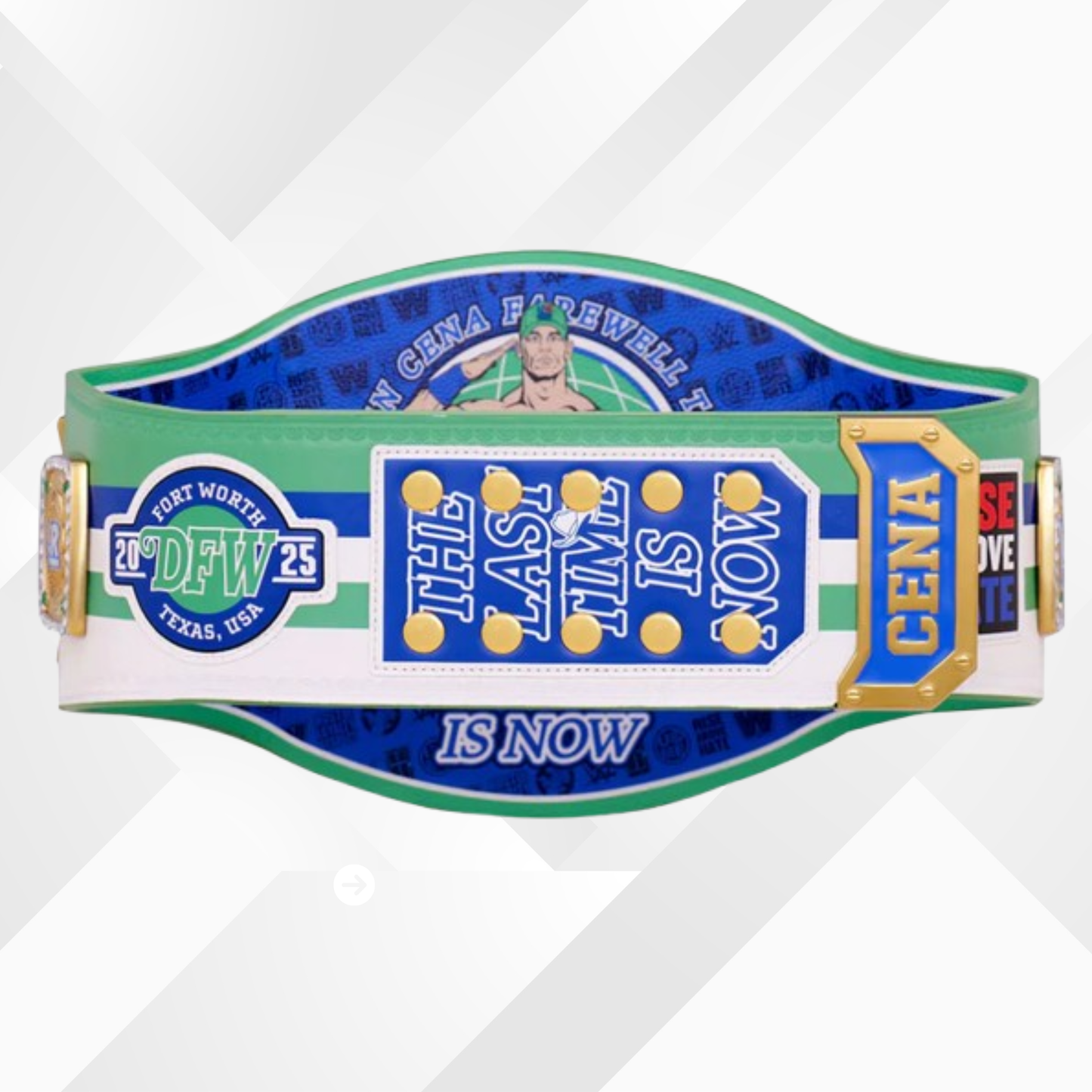 John Cena Farewell Tour 2025 – Dallas Spinner Legacy Replica Title