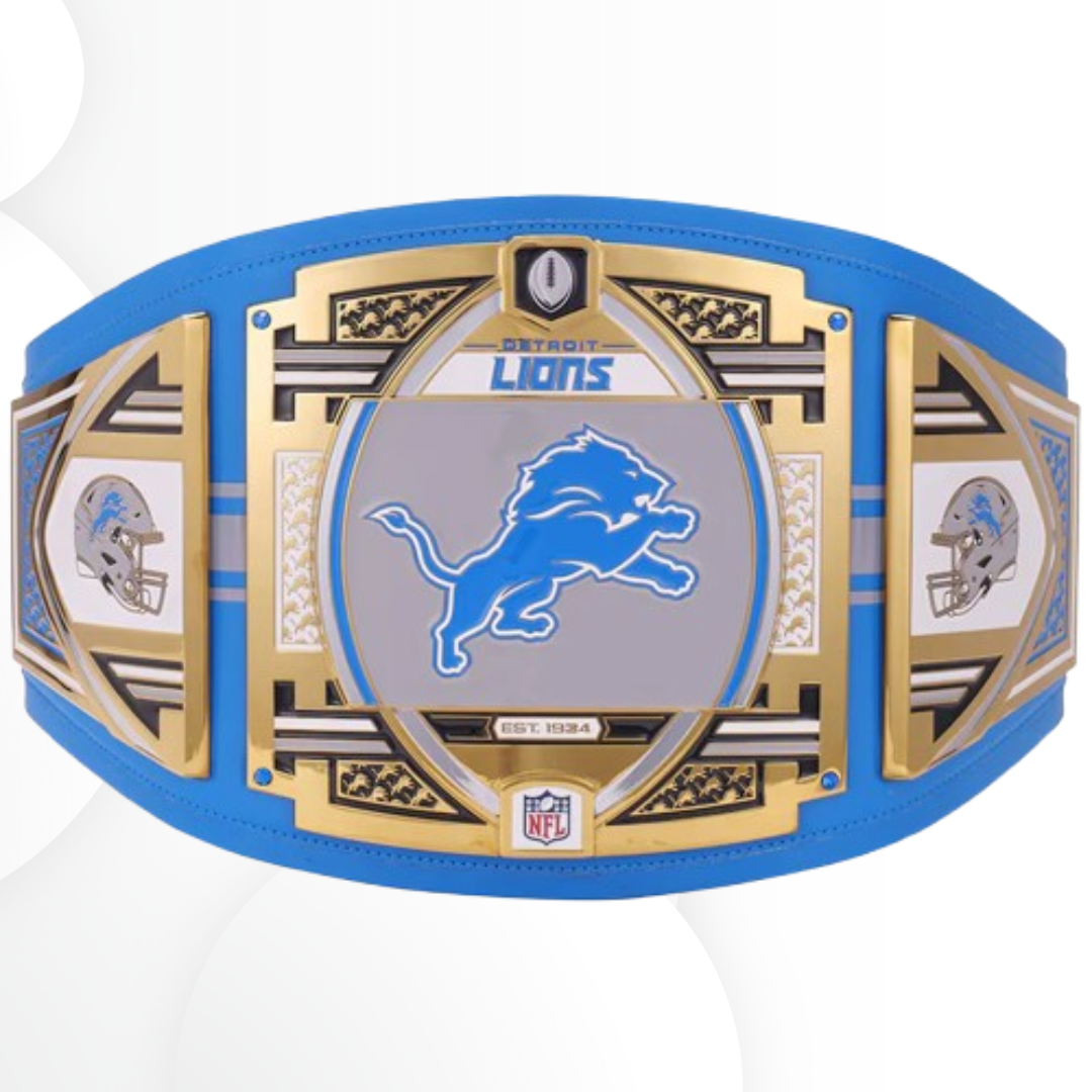 Detroit Lions WWE Legacy Championship Title Belt