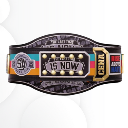 Rare WWE John Cena Farewell Tour 2025 San Antonio Spinner Replica Wrestling Belt
