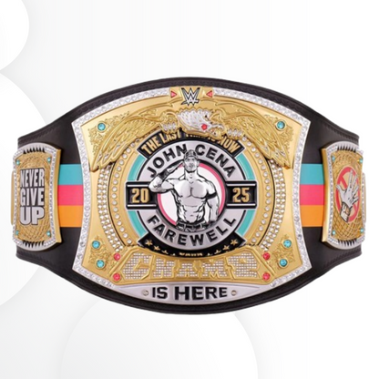 Rare WWE John Cena Farewell Tour 2025 San Antonio Spinner Replica Wrestling Belt