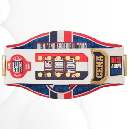 John Cena Farewell Tour 2025 Lyon Spinner Replica Championship Belt