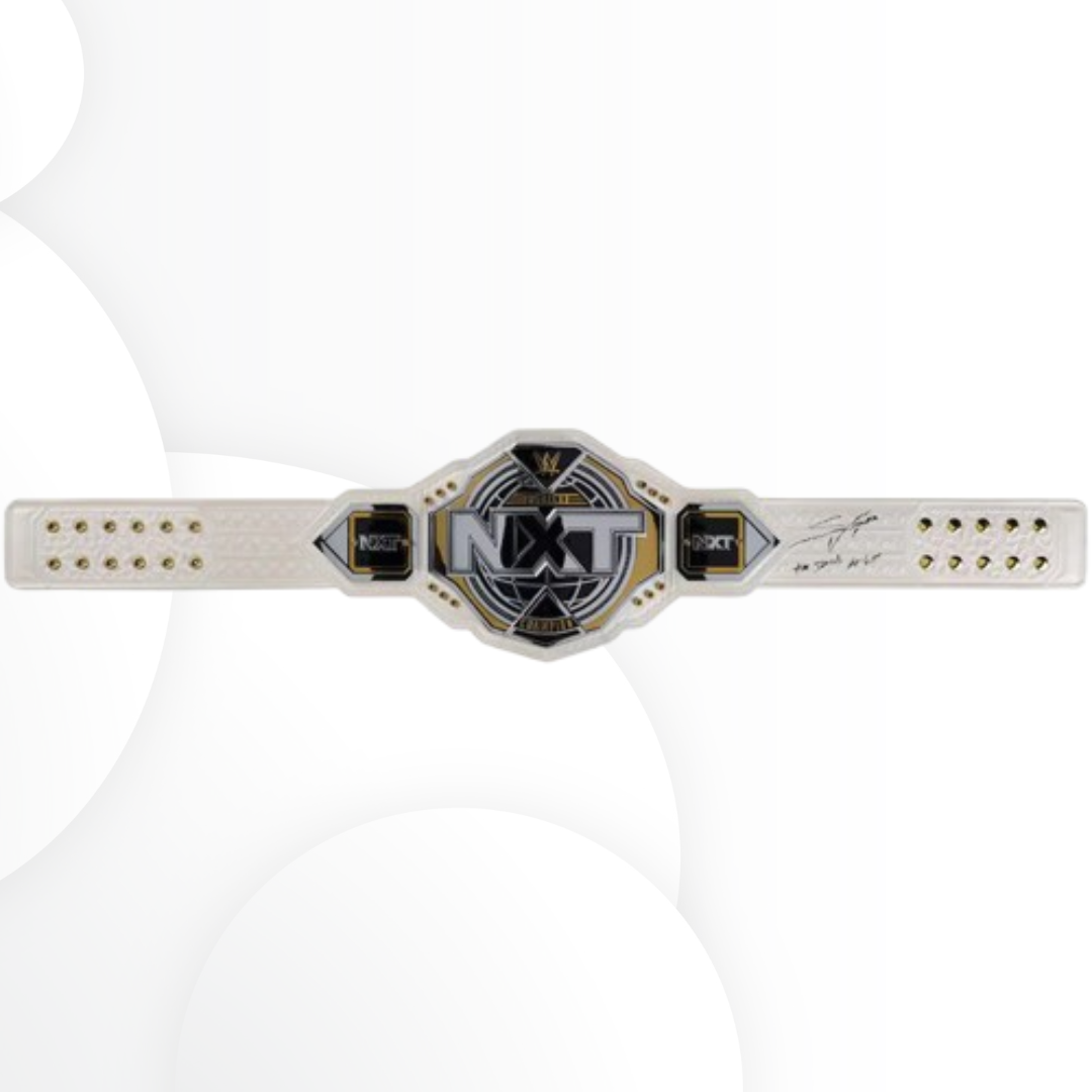Stephanie Vaquer Signed NXT Women’s Championship Replica Title Belt