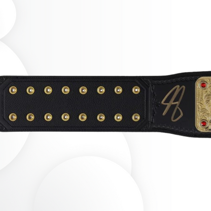 John Cena Signed WWE World Heavyweight Championship Replica Belt