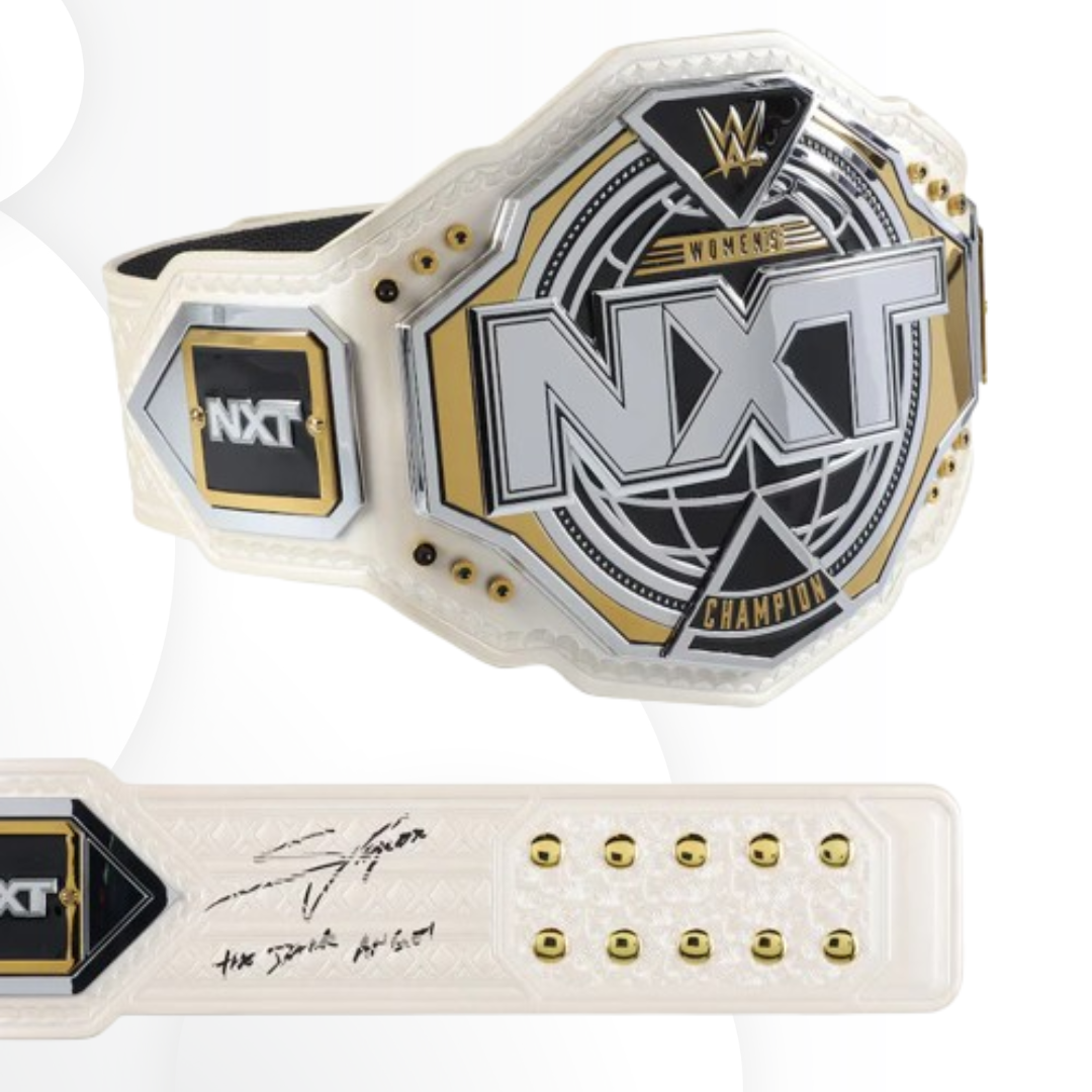 Stephanie Vaquer Signed NXT Women’s Championship Replica Title Belt