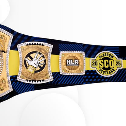 John Cena 2025-2026 Farewell Tour Glasgow Spinner Championship Replica Belt