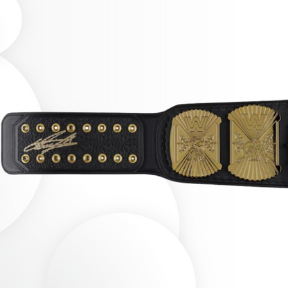 The Undertaker WWE Autographed Winged Eagle Championship Replica Belt