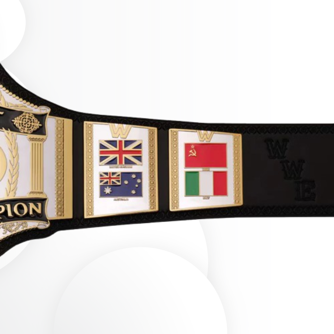 Official WWE 1986 Retro Championship Replica Title Belt
