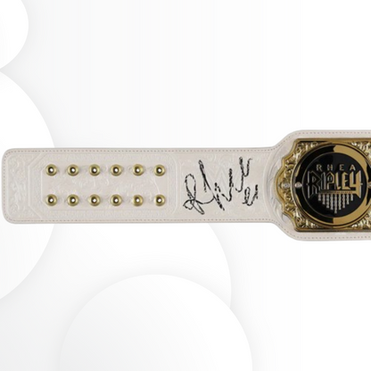 Rhea Ripley WWE Autographed Women’s World Championship Replica Belt