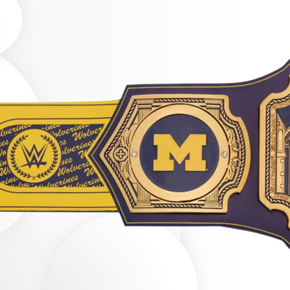 Michigan Wolverines WWE Legacy Championship Replica Belt