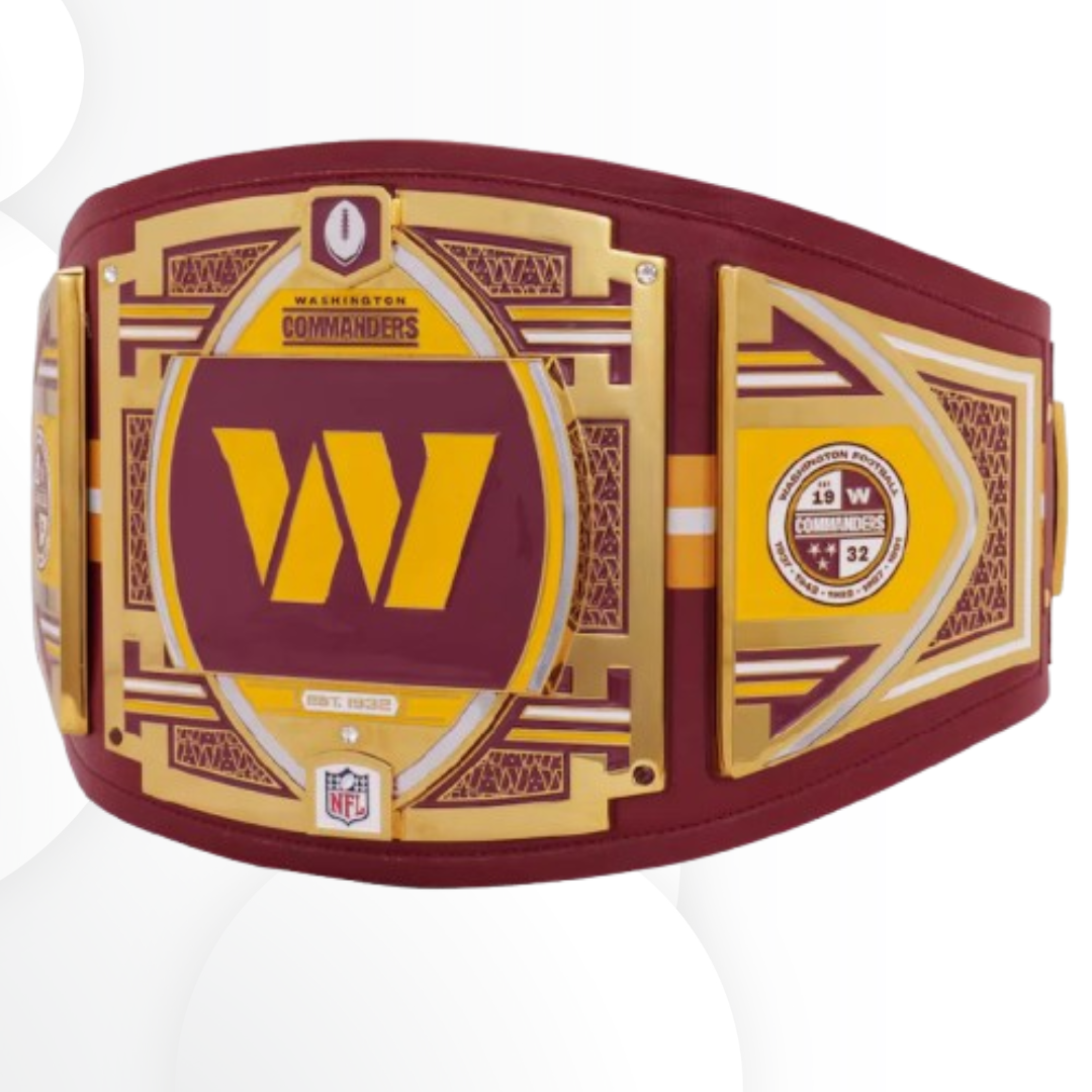 Washington Commanders Gridiron Glory WWE Legacy Belt