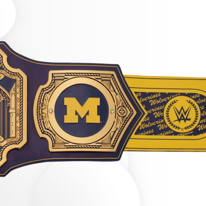 Michigan Wolverines WWE Legacy Championship Replica Belt