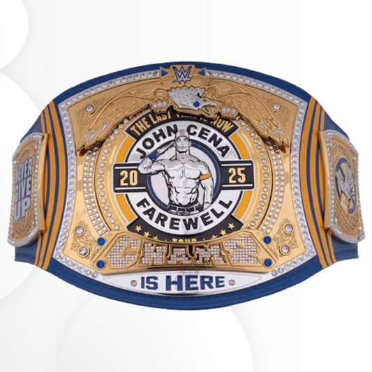 John Cena Final Tour 2025 St. Louis WWE Spinner Championship Belt