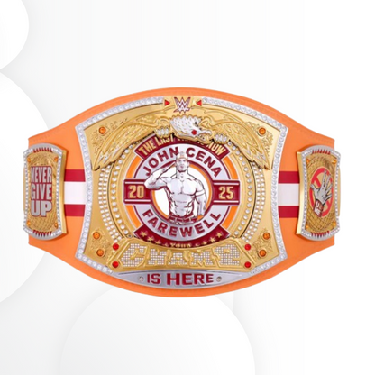 WWE John Cena Farewell Tour 2025-2026 Spinner Championship Replica Title Tampa Edition