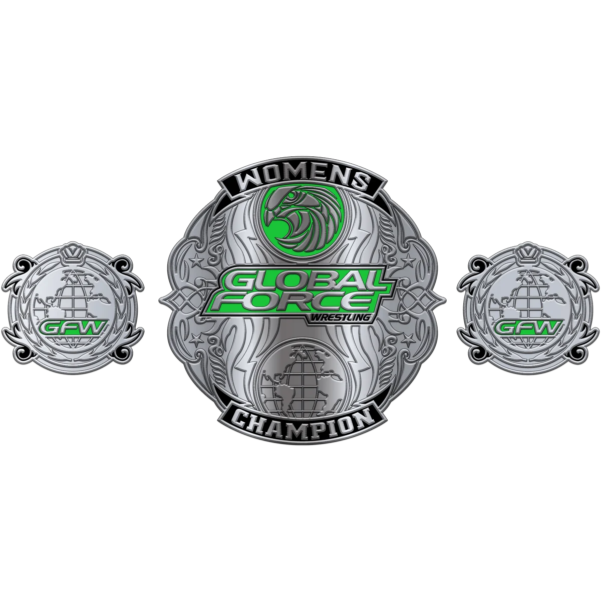 Women's Global Force Custom Design Wrestling Belt