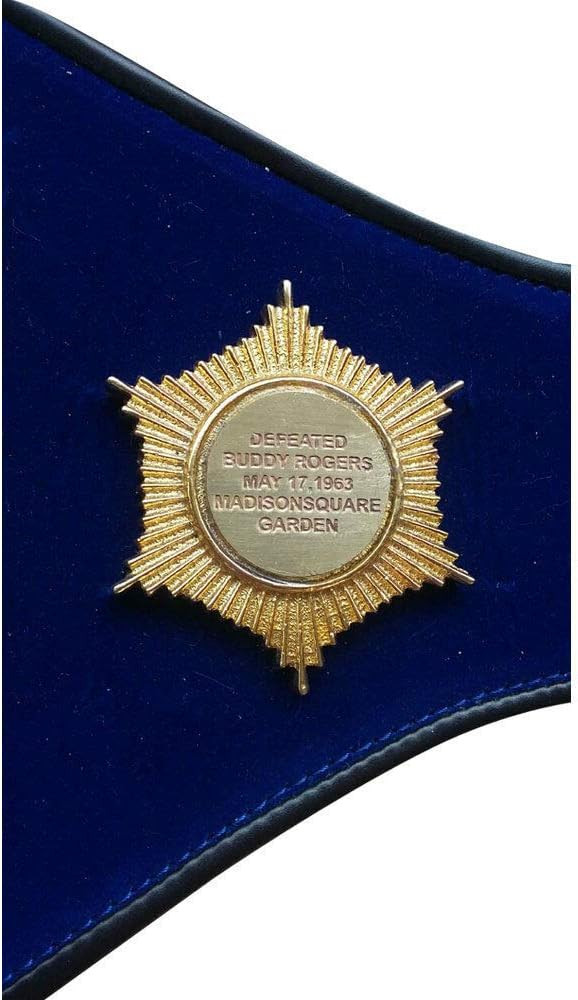 Gold medallion on a blue velvet background
