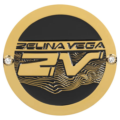 Zelina Vega logo with gold and black design on a white background Zelina Vega 16MM Replica Side Plate Box Set