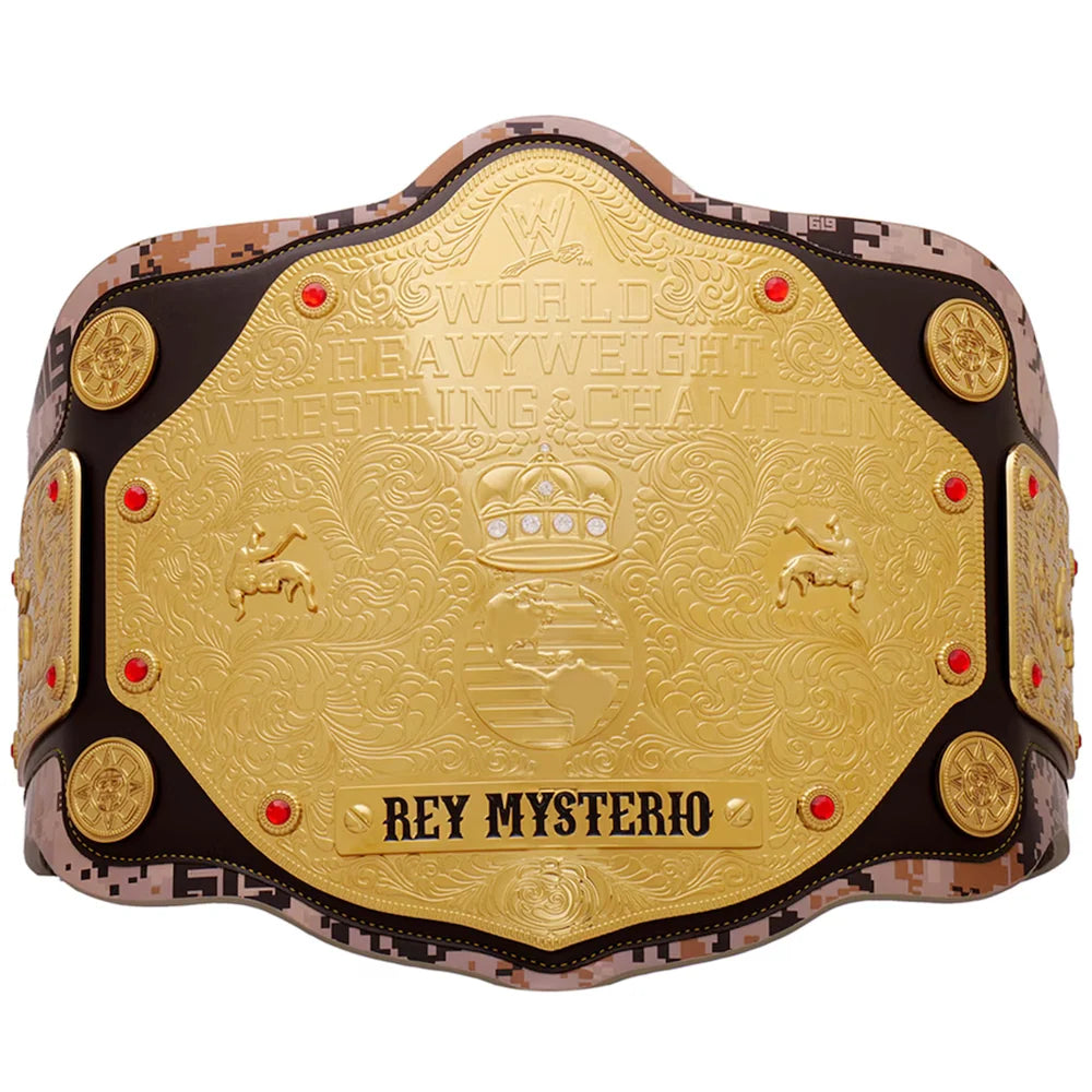 Rey Mysterio 619 San Diego Signature Series Title Belt – WWE Wrestling Collectible