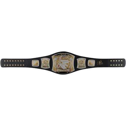 CM Punk WWE Autographed Championship Spinner Replica Title Belt