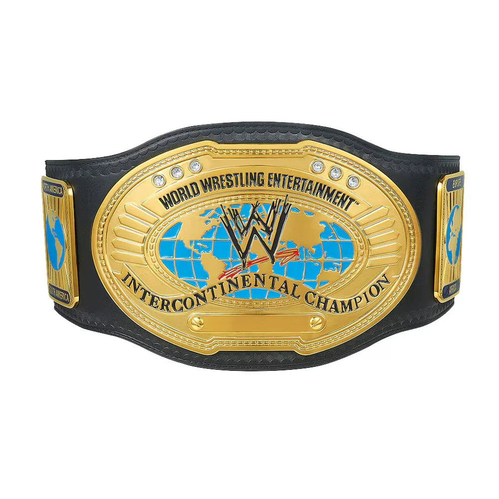 WWE Intercontinental Championship belt on a white background