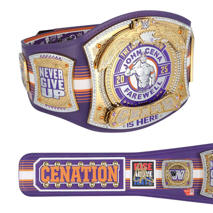 John Cena WWE autographed Farewell Tour 2025 Phoenix limited edition replica title belt