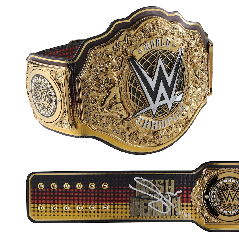 Gunther WWE Autographed 2024 Bash in Berlin Replica Title Belt – Limited Edition of 25