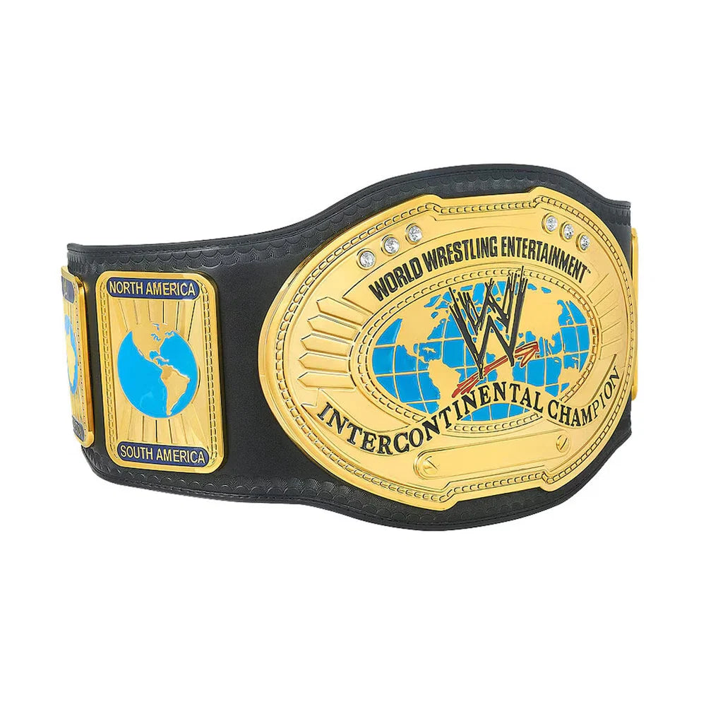 World Wrestling Entertainment Intercontinental Championship belt on a white background