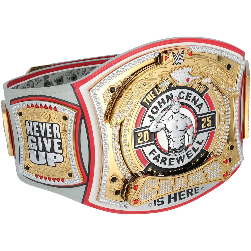 John Cena WWE autographed Farewell Tour 2025 Dayton limited edition replica title belt