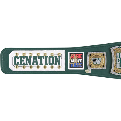 John Cena WWE autographed Farewell Tour 2025 Newark limited edition replica title belt