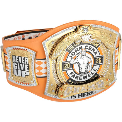 John Cena WWE autographed Farewell Tour 2025 Knoxville limited edition replica title belt