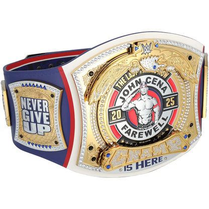 John Cena WWE autographed Farewell Tour 2025 SummerSlam limited edition replica title belt