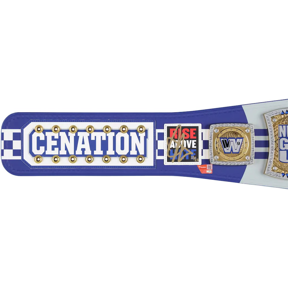 John Cena WWE autographed Farewell Tour 2025 Lexington limited edition replica title belt
