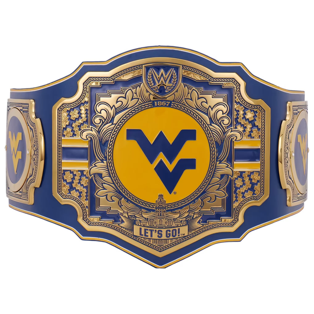 West Virginia Mountaineers WWE Legacy Replica Title Belt