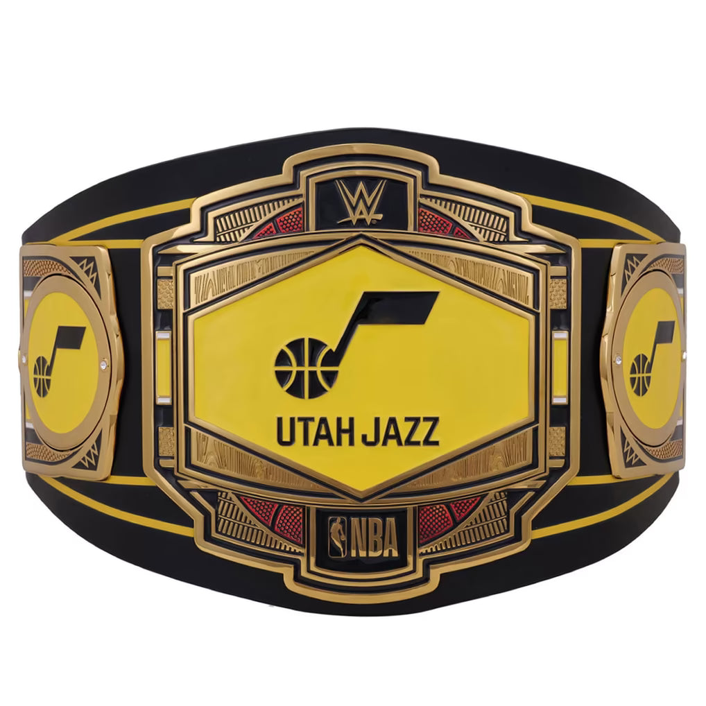 Utah Jazz WWE Legacy Replica Title Belt