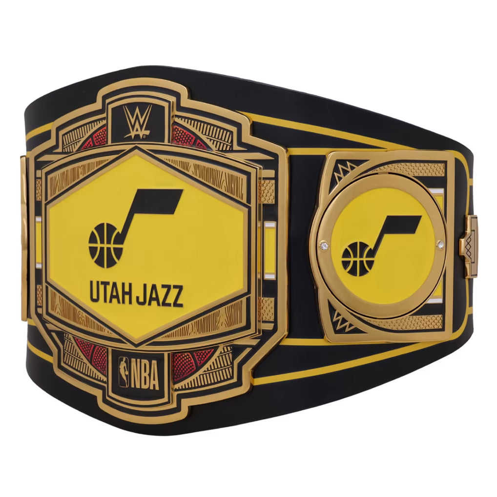 Utah Jazz WWE Legacy Replica Title Belt