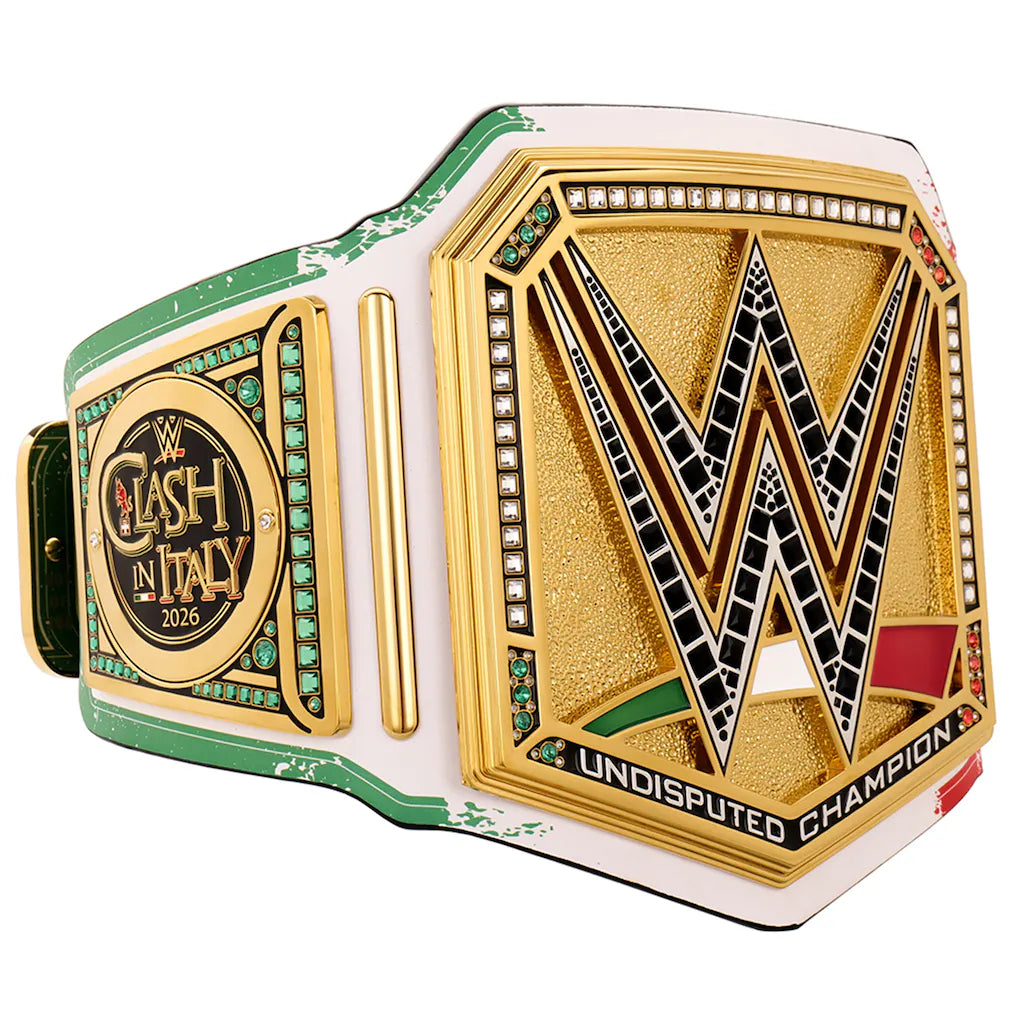 Wrestling championship belt with 'Cash in the Ring' and 'Undisputed Champion' text on a white background