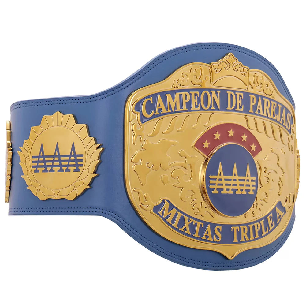 AAA World Mixed Tag Team Championship Replica Belt