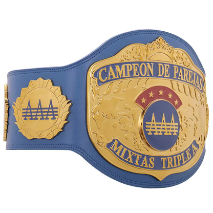 AAA World Mixed Tag Team Championship Replica Belt