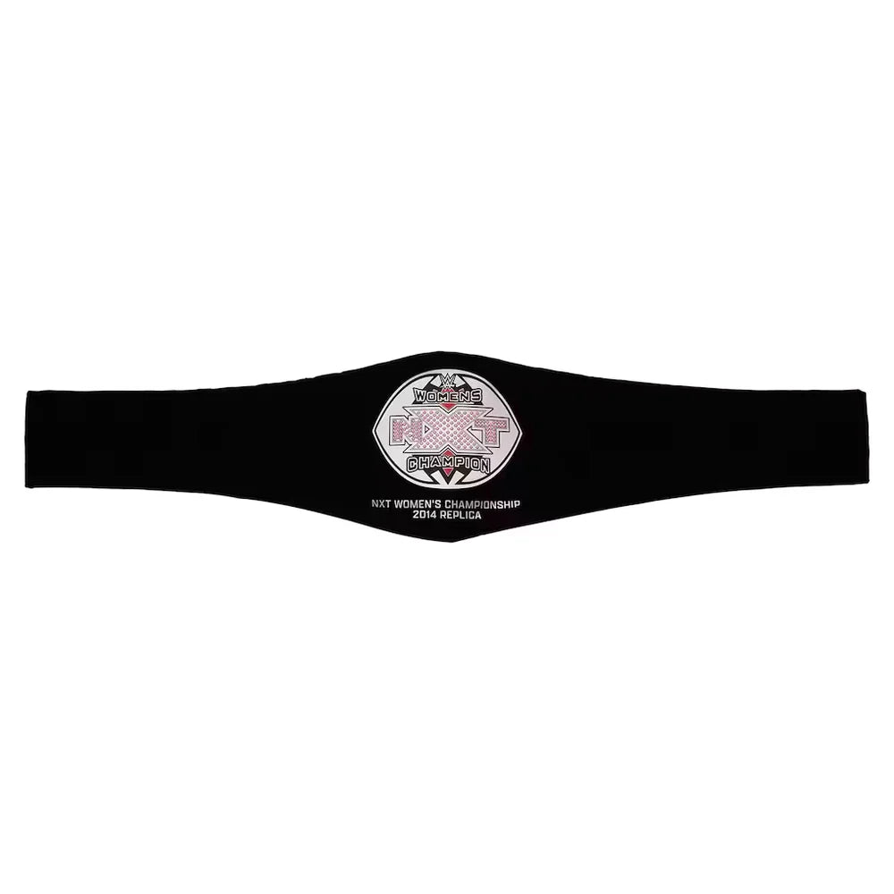A black championship belt featuring a central circular patch with the text '2024 WBCW Women's Championship' and 'WBCW' branding, shown against a plain white background.