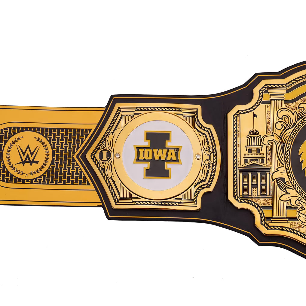 Iowa Hawkeyes WWE Legacy Replica Title Belt