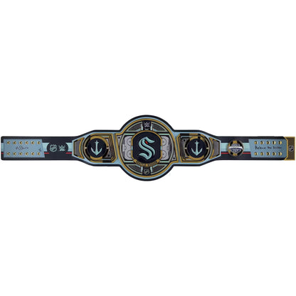 Matty Beniers Seattle Kraken Autographed WWE Legacy Title Belt