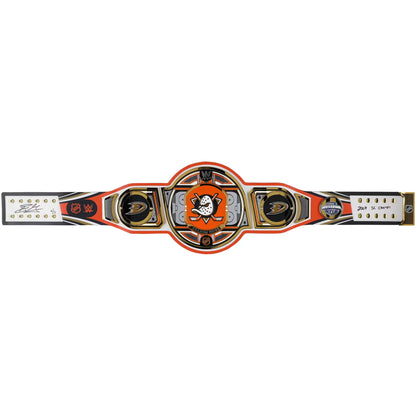 Ryan Getzlaf Anaheim Ducks Autographed WWE Legacy Replica Title Belt