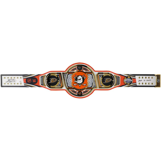 Ryan Getzlaf Anaheim Ducks Autographed WWE Legacy Replica Title Belt