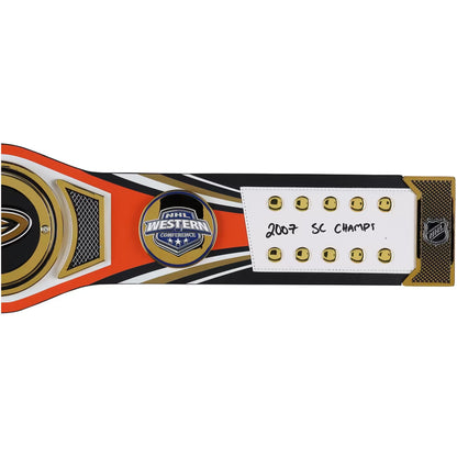 Ryan Getzlaf autographed WWE Legacy replica belt