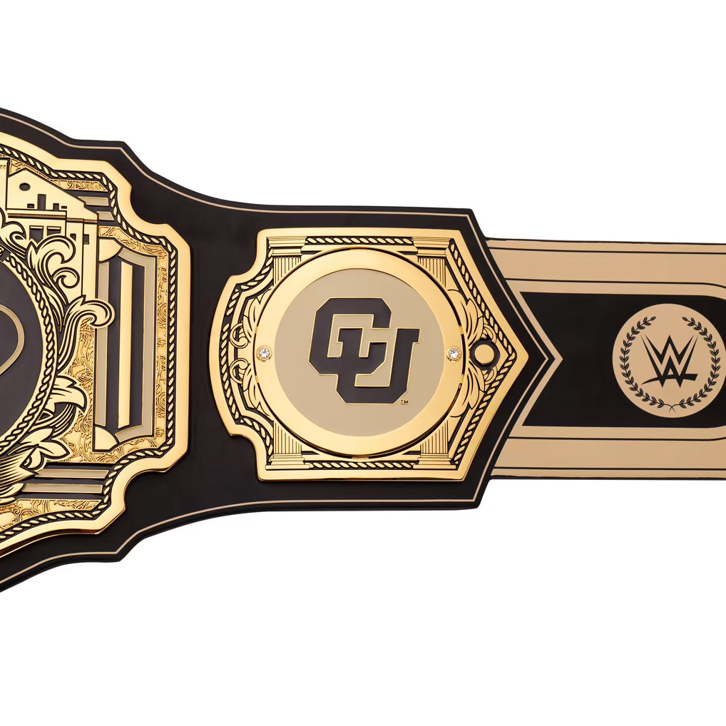 Colorado Buffaloes WWE Legacy Replica Title Belt