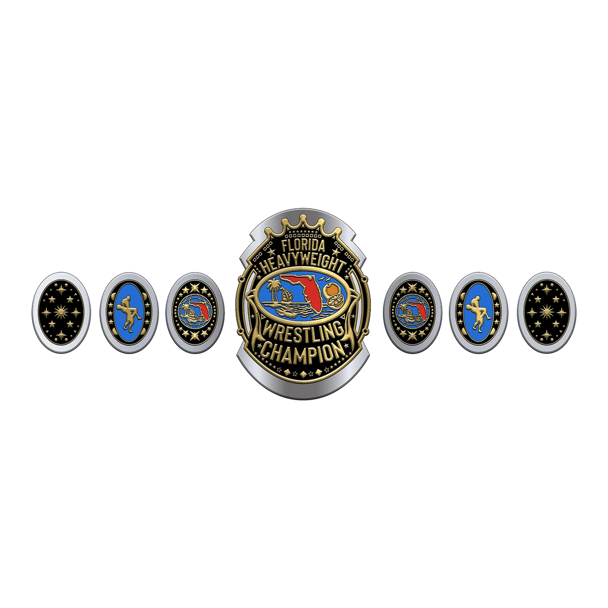 Custom Design Florida Heavyweight Champion Belt