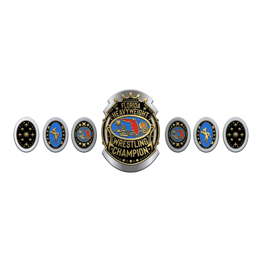 Custom Design Florida Heavyweight Champion Belt