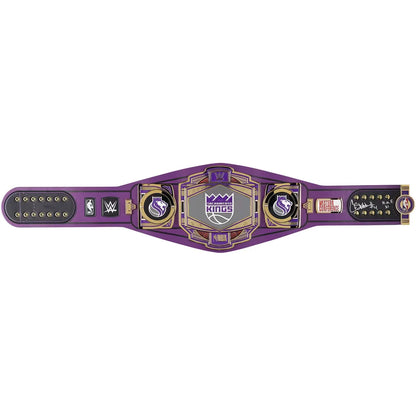 Chris Webber Sacramento Kings autographed WWE Legacy title belt with HOF 21 inscription