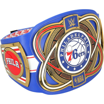 Julius Erving Philadelphia 76ers autographed Fanatics Authentic WWE Legacy title belt