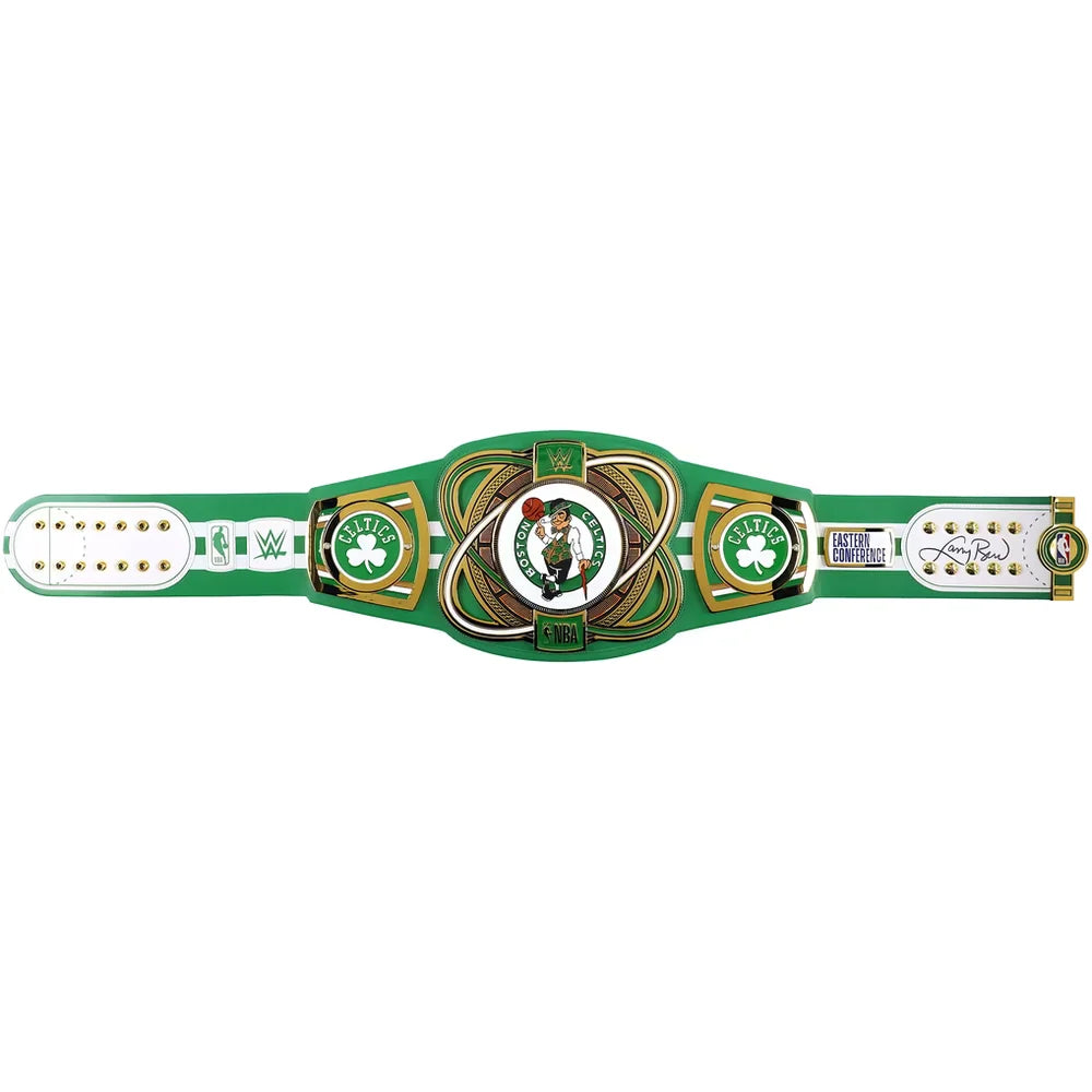 Larry Bird Boston Celtics autographed Fanatics Authentic WWE Legacy title belt