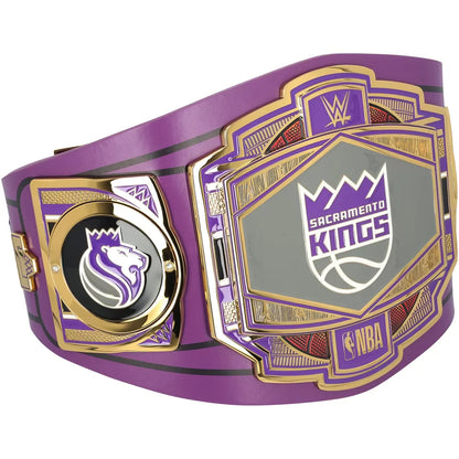 Chris Webber Sacramento Kings autographed WWE Legacy title belt with HOF 21 inscription
